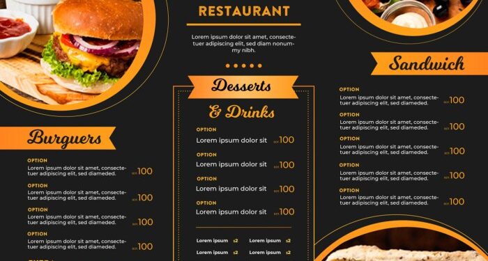 Restaurant Menu Card Design | Behance